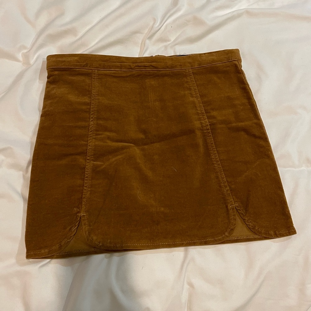 Suede Skirt